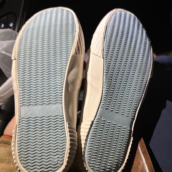 Slip-On Canvas Sneakers - Light Blue and White - Picture 3 of 3